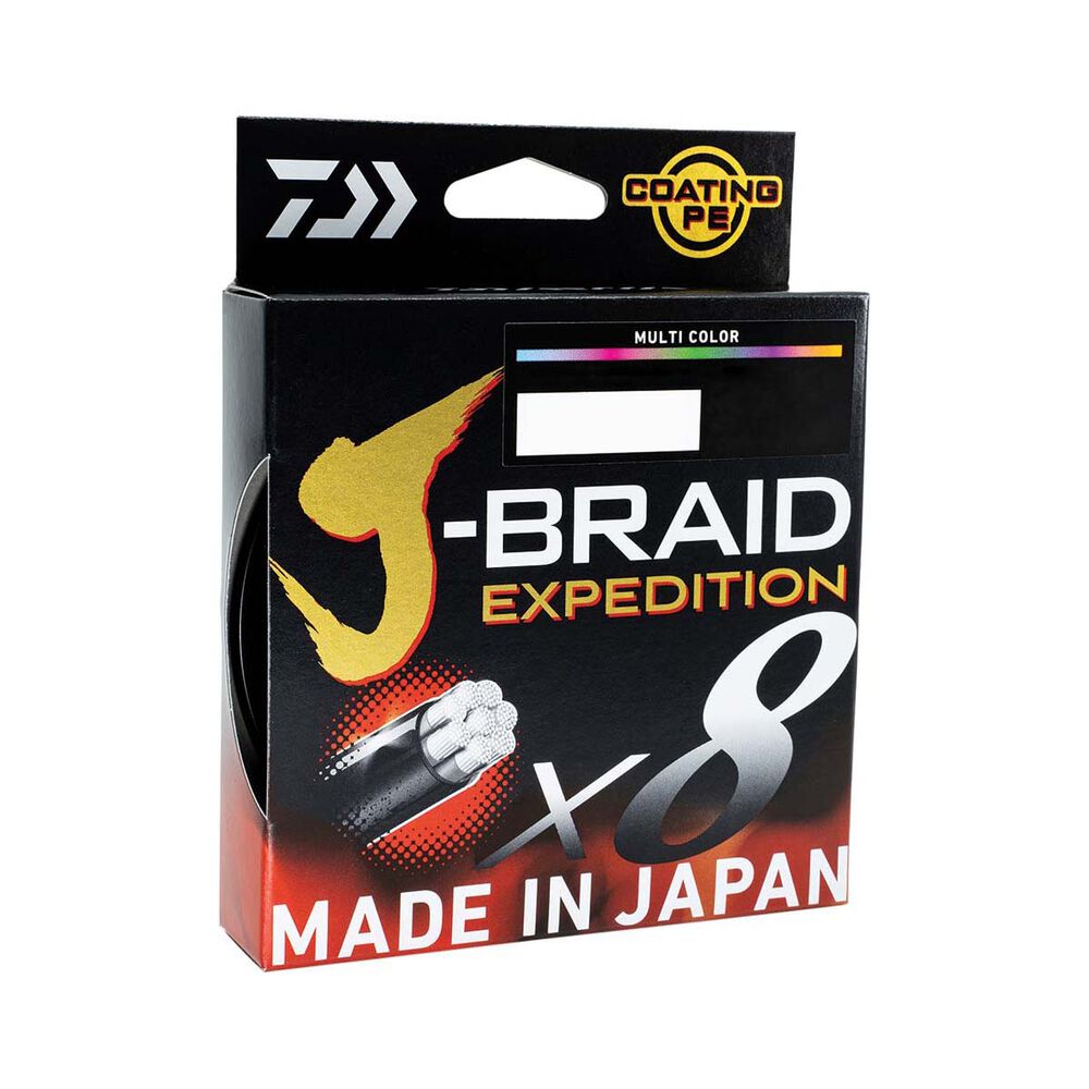 Daiwa J-braid Expedition X8 Braided Fishing Line Multi-coloured 500m