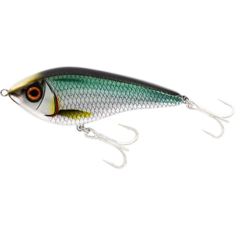 Westin Swim Glidebait 100mm 34g Sinking Stickbait Lure [cl:chrome Sardine]