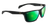 Maui Jim Makoa Polarised Sunglasses (green Lens Matte Black)