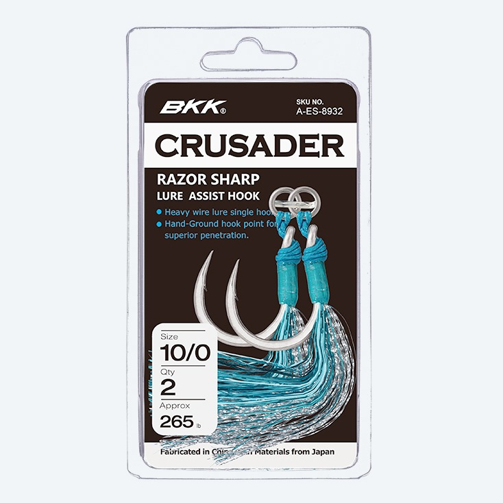 Bkk Crusader Jig Assist Hooks 2pk