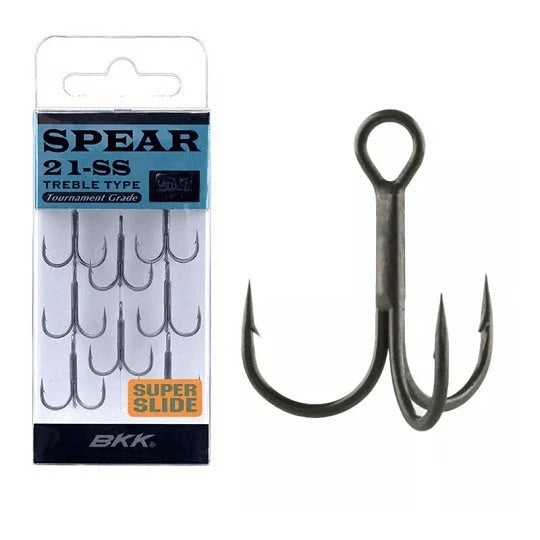 Bkk Spear 21 Ss Treble Hooks [sz:10 - 8pk]