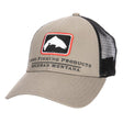 Simms Trout Icon Trucker Cap Tan