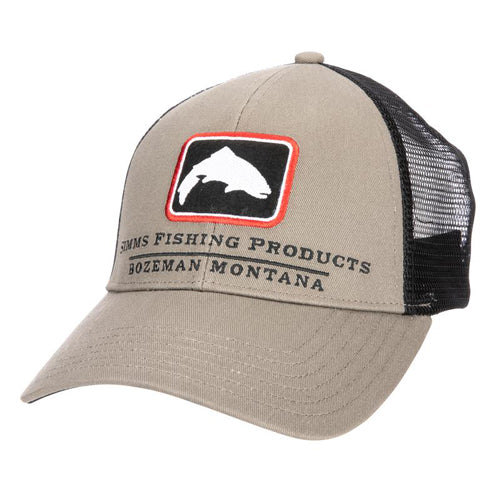 Simms Trout Icon Trucker Cap Tan