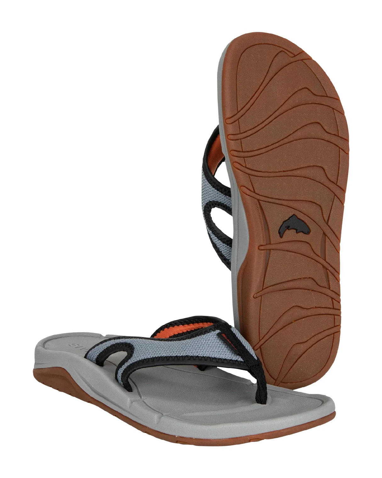 Simms Challenger Flip Flop Cinder [sz:10]