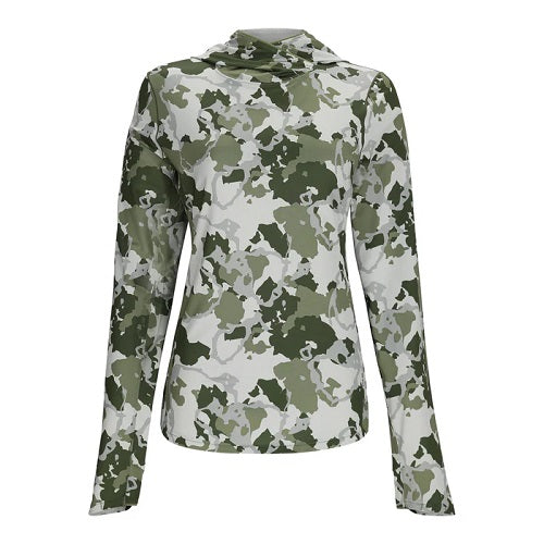 Simms Hoody Womens Solarflex Regiment Camo Clover [sz:l]