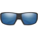 Smith Riptide Polarised Sunglasses (matte Black Chromapop Blue Mirror)