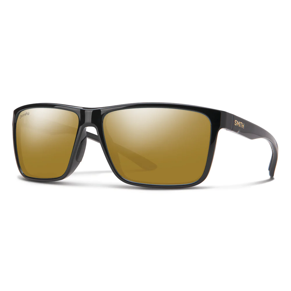 Smith Riptide Polarised Sunglasses (black Chromapop Bronze Mirror)