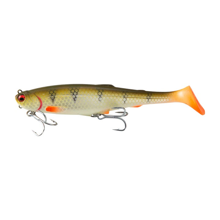 Irukandji Nimbus 200mm Pre-rigged Soft Plastic Swimbait Lure [cl:hot Wings]