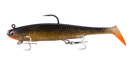 Irukandji Sicario Dtf 175mm Pre-rigged Soft Plastic Swimbait Lure [cl:ember]