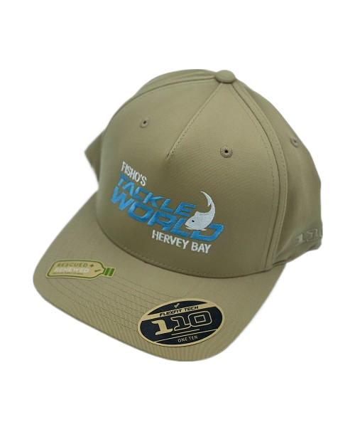 Fisho&#39;s Tackle World Cap A Frame Recycled Khaki 