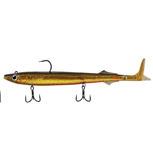 My Lure Box Paddle Glide 245mm Pre-rigged Soft Plastic Swimbait Lure [cl:jackpot]