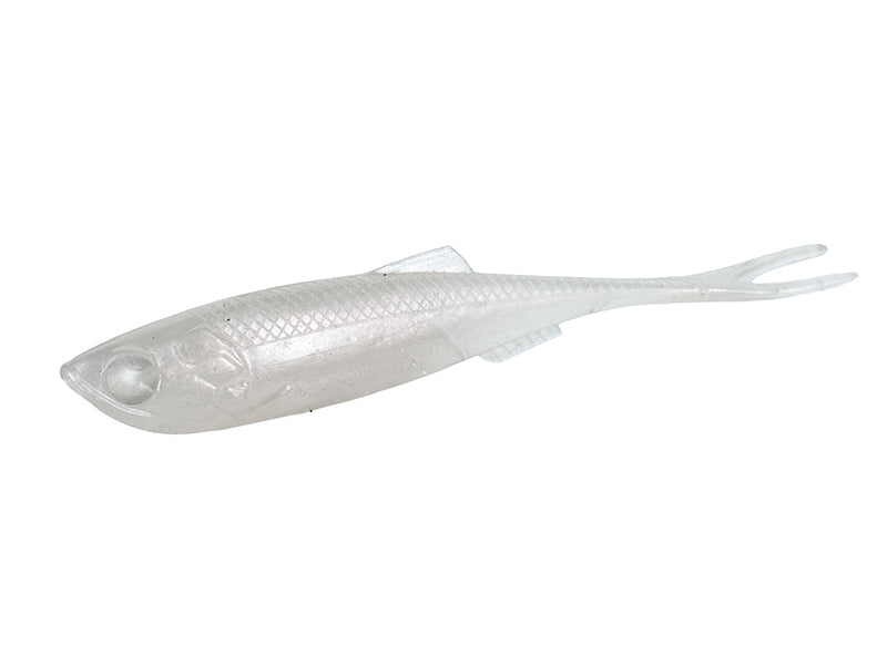 Molix Rt Fork Flex 4" Soft Plastic Lure [cl:pearl White]