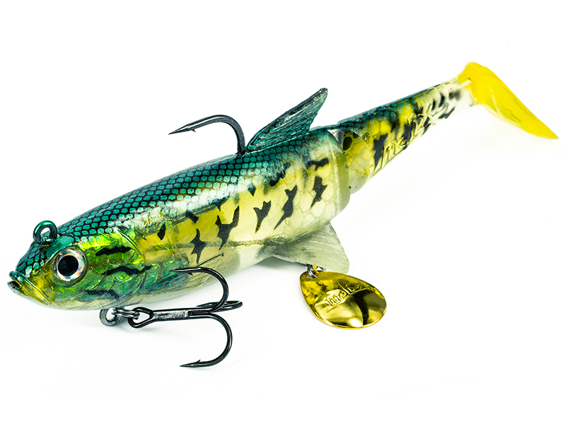 Molix Shad 120mm 35g Soft Plastic Swimbait Lure [cl:ghost Bass]