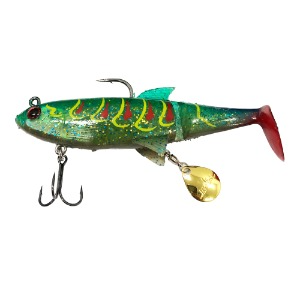 Molix Shad 140mm 60g Soft Plastic Swimbait Lure [cl:red Claw]