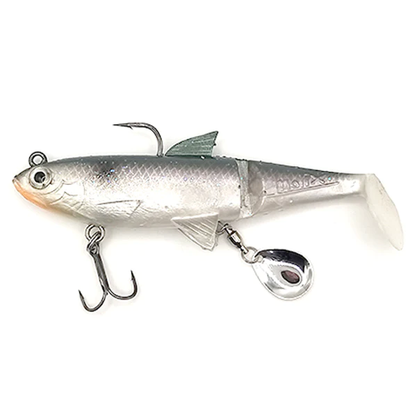 Molix Shad 100mm 24g Soft Plastic Swimbait Lure [cl:blue Back Herring]