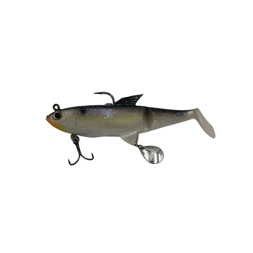 Molix Shad 140mm 60g Soft Plastic Swimbait Lure [cl:blueback Herring]