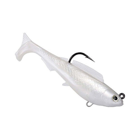 Zman Herculez 6" Rigged Soft Plastic Lure [cl:pearl]