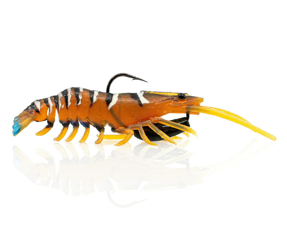 Chasebaits Flick Prawn 65mm Soft Plastic Lure 2pk