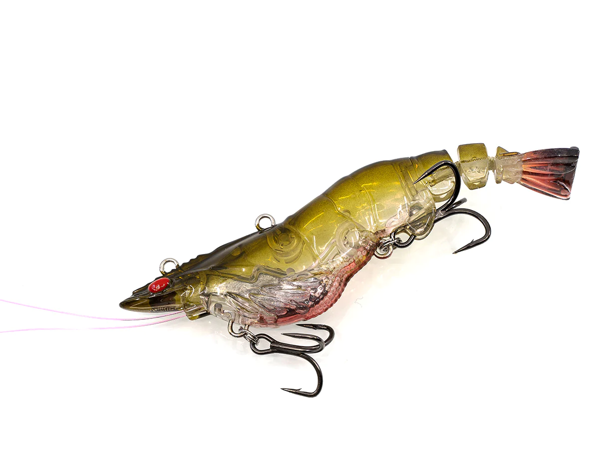 Chasebait Armour Prawn 110 25g Hard Body Vibe Lure > ^