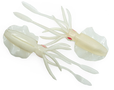 Chasebaits The Ultimate Squid 150mm Soft Plastic Lure [cl:milk Glow]