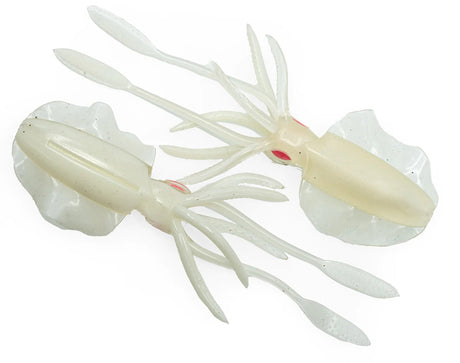 Chasebaits The Ultimate Squid 200mm Soft Plastic Lure [cl:milk Glow]