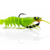 Chasebaits Flick Prawn 125mm Soft Plastic Lure [cl:lemon Lime]