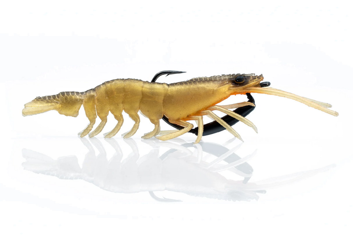 Chasebaits Flick Prawn 125mm Soft Plastic Lure [cl:nugget]