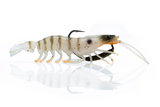 Chasebaits Flick Prawn 95mm Soft Plastic Lure [cl:brown Tiger]