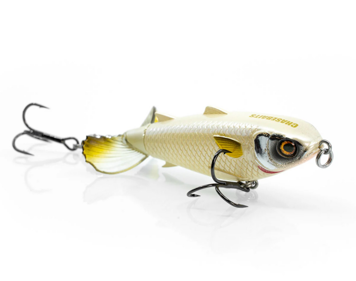 Chasebaits Drunken Mullet 70mm Floating Stickbait Lure [cl:bone]