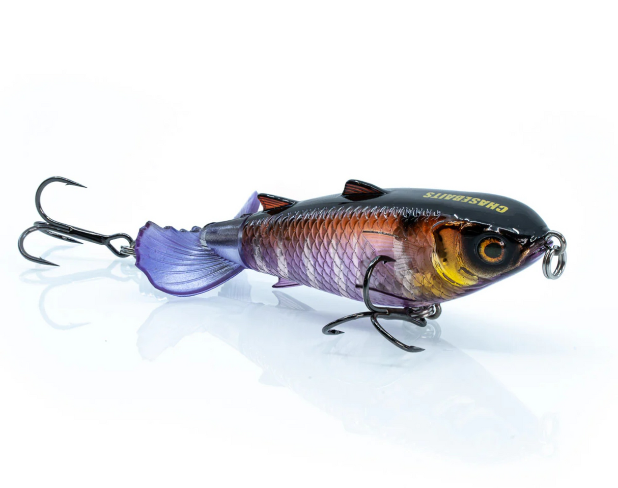 Chasebaits Drunken Mullet 70mm Floating Stickbait Lure [cl:purple Haze]