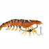 Chasebaits King Flick Prawn 180mm Soft Plastic Lure [cl:green Prawn]