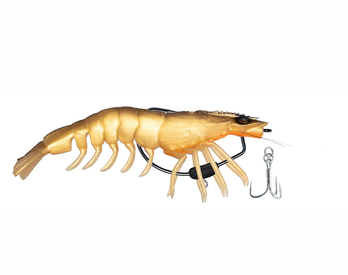 Chasebaits King Flick Prawn 180mm Soft Plastic Lure [cl:nugget]