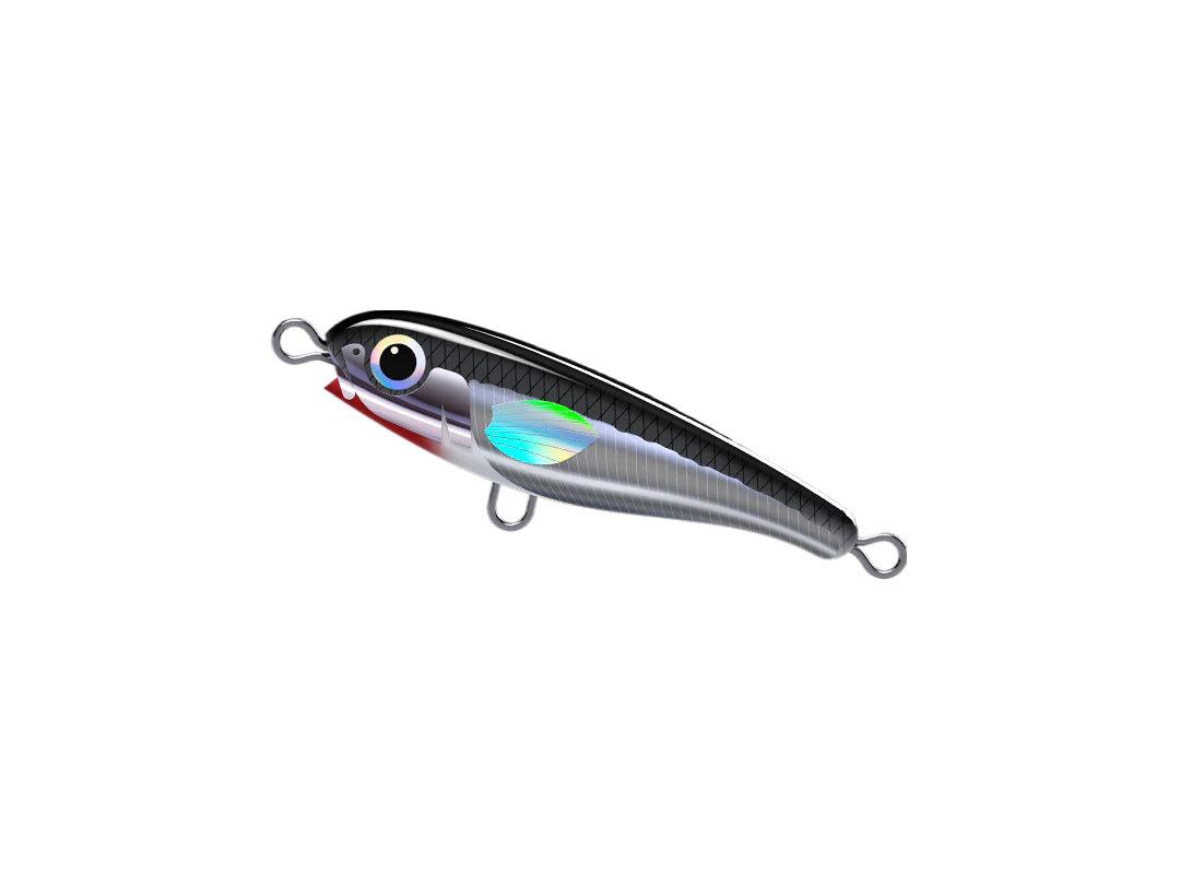 Malosi Rogue 105s 35g Sinking Stickbait Lure [cl:noir]