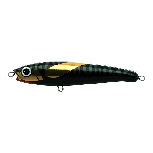 Malosi Chieftain 220f 120g Floating Stickbait Lure [cl:necro]