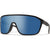 Smith Boomtown Polarised Sunglasses (matte Black Chromapop Blue Mirror)