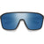 Smith Boomtown Polarised Sunglasses (matte Black Chromapop Blue Mirror)