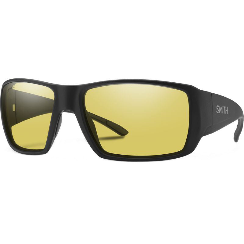 Smith Guides Choice Polarised Sunglasses (matte Black Chromapop Low Light Yellow