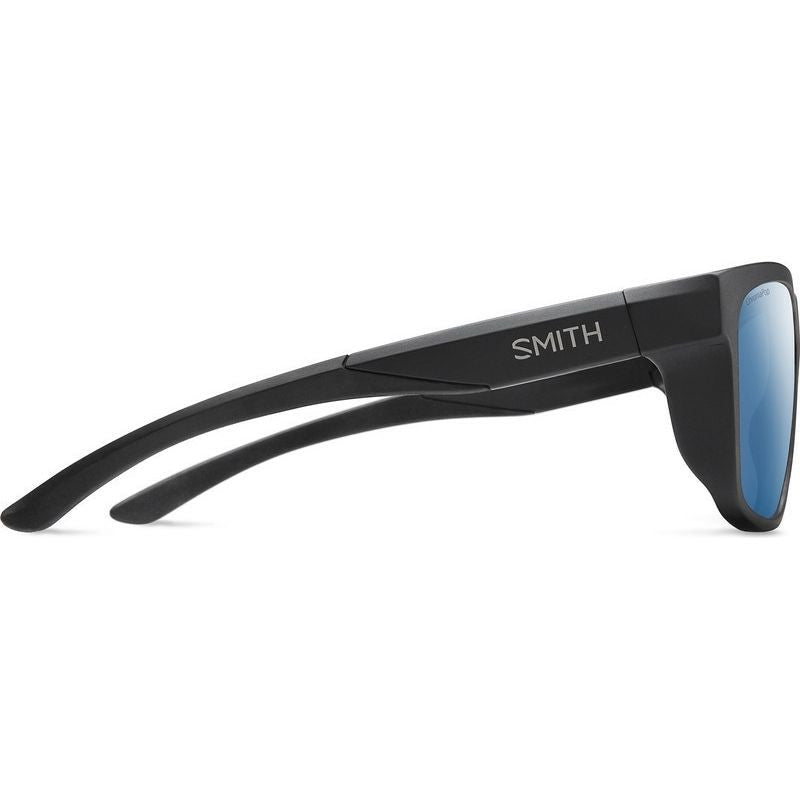 Smith Barra Polarised Sunglasses (matte Black Chromapop Blue Mirror)