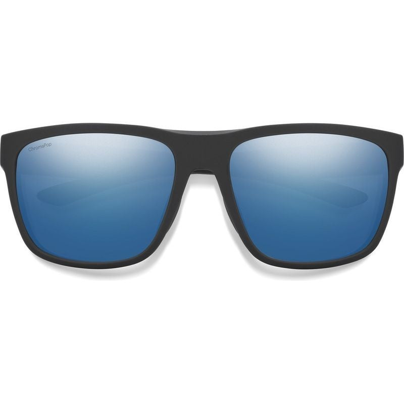 Smith Barra Polarised Sunglasses (matte Black Chromapop Blue Mirror)