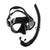 Cressi Metis Free Mask And Snorkel Set Black