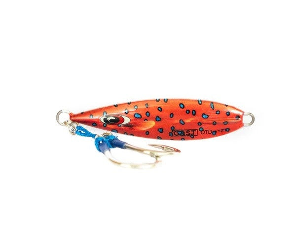 Cast On The Drop Gen Ii 80g Double Assist Jig Lure [cl:barcheek Glow]