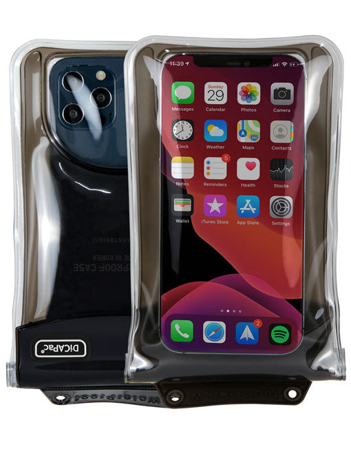 Dicapac Waterproof Floating Phone Dry Bag [cl:black]