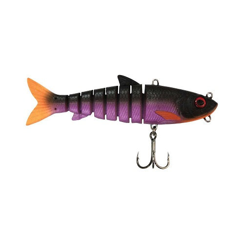 Zerek Live Swimbait 8&quot; Soft Plastic Swimbait Lure [cl:black Jack]