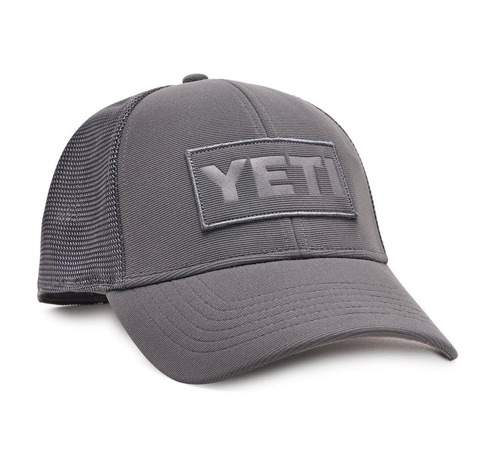 Yeti Trucker Hat Gray On Gray