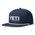 Yeti Cap Flat Brim Rope Hat Navy