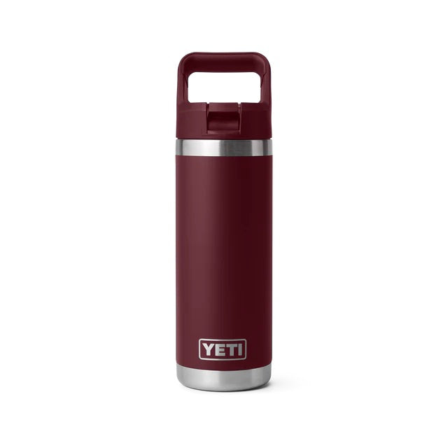 Yeti Rambler 18oz (532ml) Straw Bottle [cl:wild Vine Red]