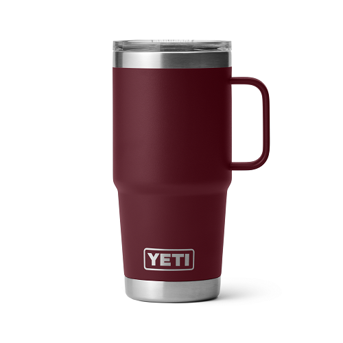 Yeti Rambler 20oz (591ml) Travel Mug With Stronghold Lid &gt; [cl:wild Vine Red]