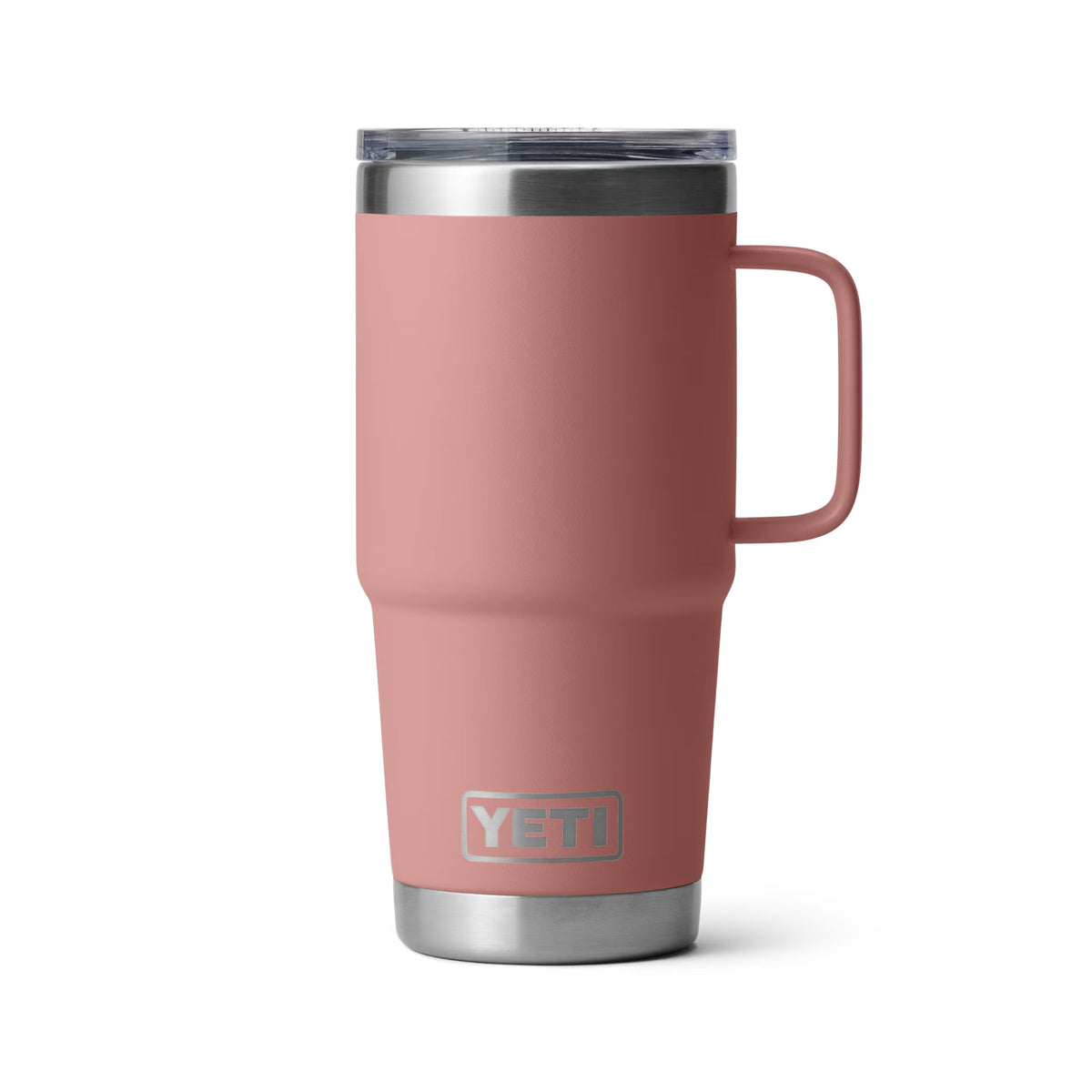 Yeti Rambler 20oz (591ml) Travel Mug With Stronghold Lid [cl:sandstone Pink]