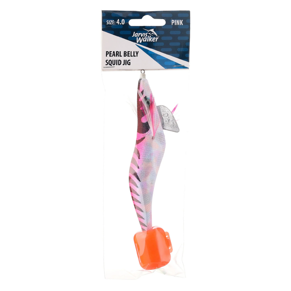 Jarvis Walker Pearl Belly 4.0 Squid Jig Lure [cl:pink]