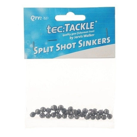 Tec Tackle Split Shot Sinkers [sz:0 - 35pk]